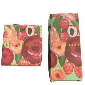 ANTHROPOLOGIE Mistral Luxury Soap and Hand Cream Lychee Rose Scent